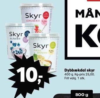 Kvickly Dybbækdal skyr tilbud