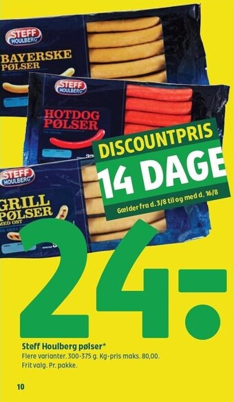 Coop 365 Steff houlberg pølser tilbud