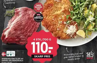 MENY Wienerschnitzel af dansk velfærdskalv tilbud