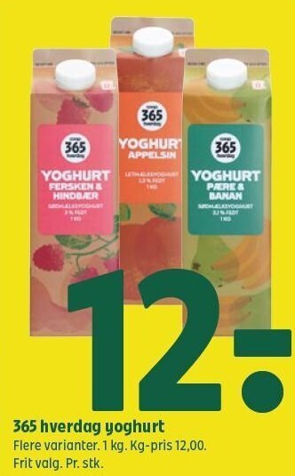 Coop 365 365 hverdag yoghurt tilbud