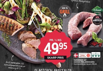 MENY Mørbrad af dansk frilandsgris 1/2 kg tilbud