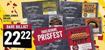 Løvbjerg LANGELÆNDER PØLSER tilbud