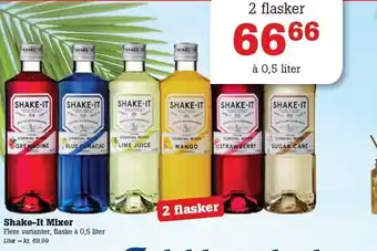 Poetzsch Padborg Shake-it mixer - 2 flasker tilbud