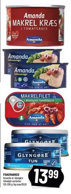 Løvbjerg FISKEMARKED Amanda el. Glyngøre tilbud