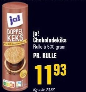 Poetzsch Padborg Ja! chokoladekiks tilbud