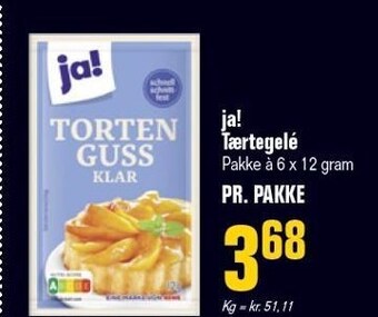 Ja! tærtegelé