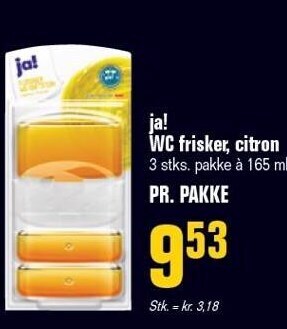 Poetzsch Padborg Ja! wc frisker, citron tilbud