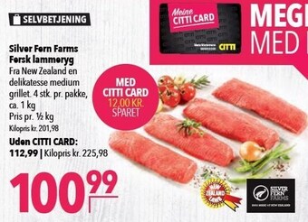 Citti Silver fern farms fersk lammeryg tilbud