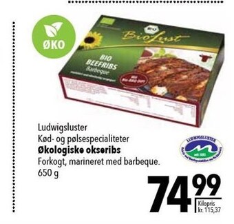 Citti Ludwigsluster økologiske okseribs tilbud