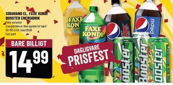 Løvbjerg SODAVAND EL. FAXE KONDI BOOSTER ENERGIDRIK tilbud
