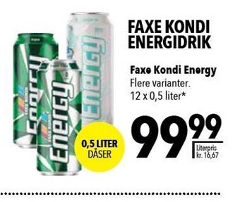 Citti Faxe kondi energy tilbud