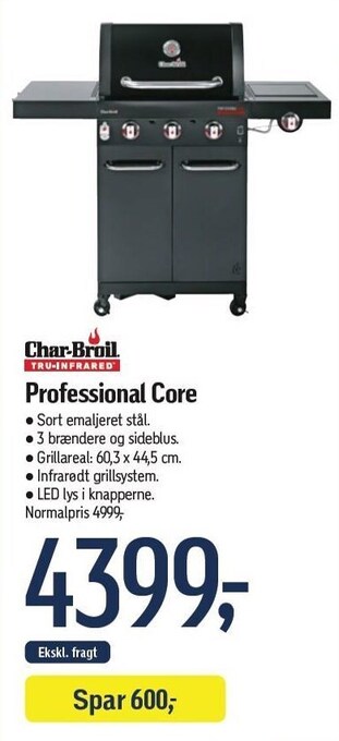 Føtex Char-broil professional core tilbud