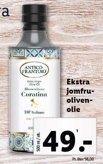 Ekstra jomfruolivenolie