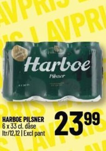 Løvbjerg HARBOE PILSNER 6 x 33 cl. tilbud