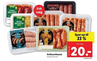 Lidl Grillsortiment tilbud