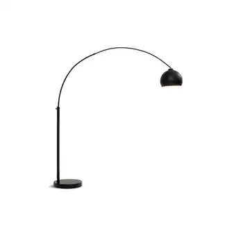 Lounge gulvlampe, sort
