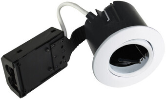 Billigvvs Nordtronic quick install indbygningsspot, gu10, rund, mat hvid tilbud