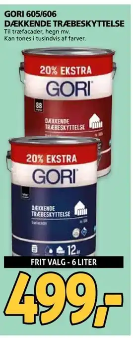 XL-BYG GORI 605/606 DÆKKENDE TRÆBESKYTTELSE tilbud