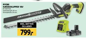 RYOBI HÆKKEKLIPPER 18V