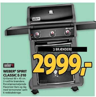 XL-BYG WEBER® SPIRIT CLASSIC E-310 tilbud