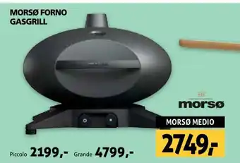XL-BYG MORSØ FORNO GASGRILL tilbud