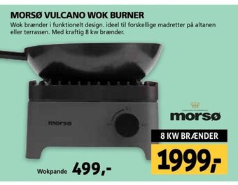 XL-BYG MORSØ VULCANO WOK BURNER tilbud