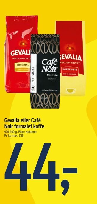 Føtex Original kaffe formalet tilbud