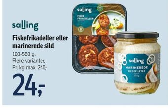 Føtex Salling fiskefrikadeller tilbud