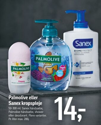 Føtex Palmolive bodyshampoo tilbud