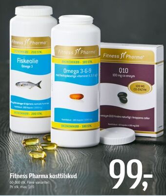 Føtex Fitness pharma fiskeolie tilbud