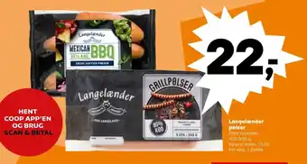 Kvickly Langelænder grillpølser tilbud