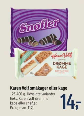 Snøfler kager