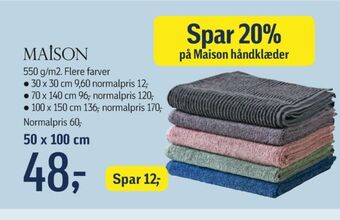 Føtex Maison håndklæde tilbud