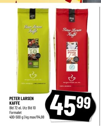 Blanding 72 kaffe formalet