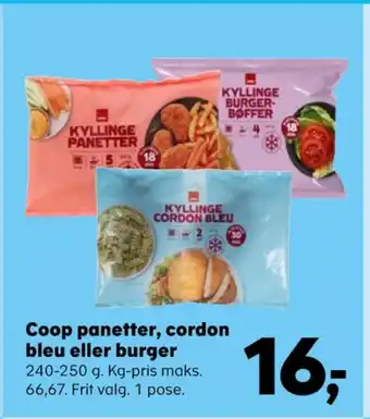 Kvickly Coop kyllingepanetter tilbud