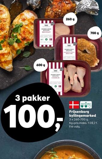 Kvickly Frijsenborg kyllingebrystfilet tilbud