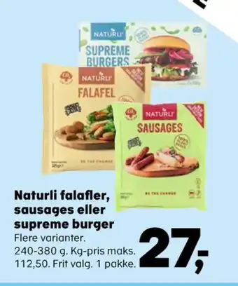 Naturli' vegetarburgere