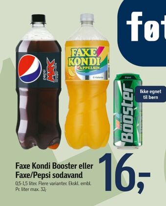 Føtex Pepsi max cola tilbud