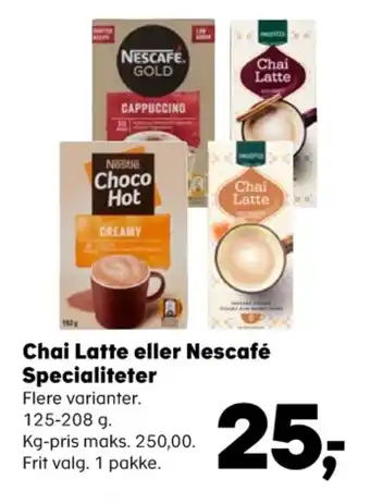 Chai latte instant te krydret