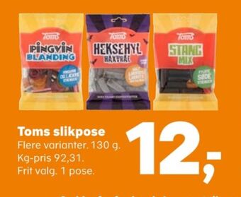 SuperBrugsen Stangmix slikposer tilbud