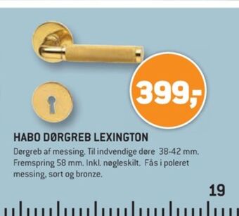 XL-BYG Habo dørgreb tilbud