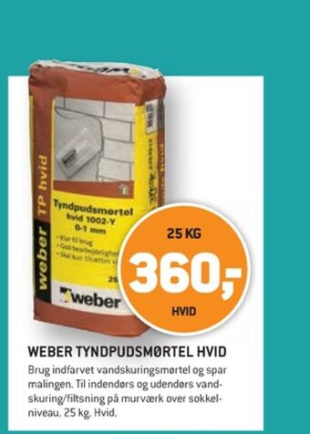 Weber pudsemørtel