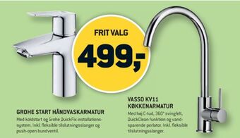 XL-BYG Grohe håndvaskarmatur tilbud