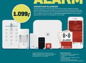 XL-BYG Sikkerthjem alarmsystem tilbud