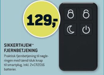 XL-BYG Sikkerthjem fjernbetjening tilbud
