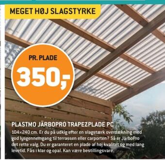 Plastmo trapezplader