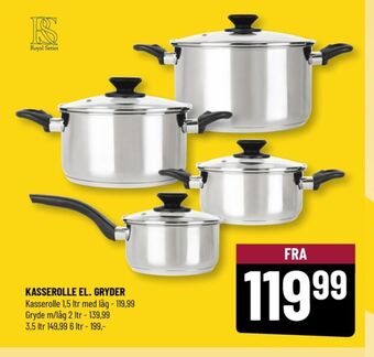 Royal series kasserolle