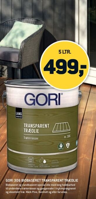 XL-BYG Gori træolie tilbud