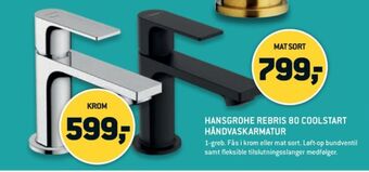 XL-BYG Hansgrohe håndvaskarmatur tilbud
