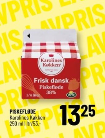 Løvbjerg Karolines piskefløde 38% tilbud